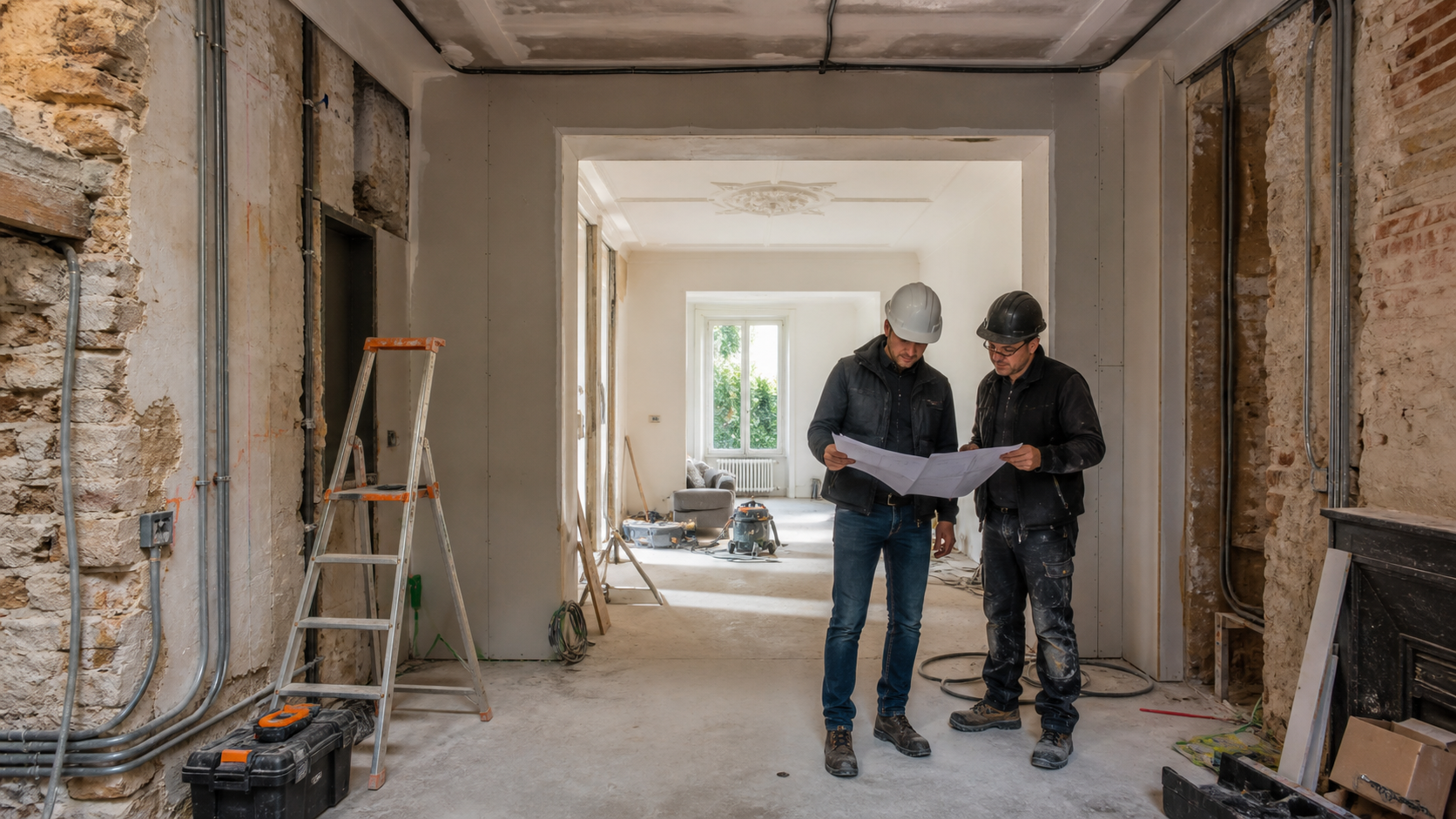 Rénovation complète d’une maison ancienne en Île-de-France